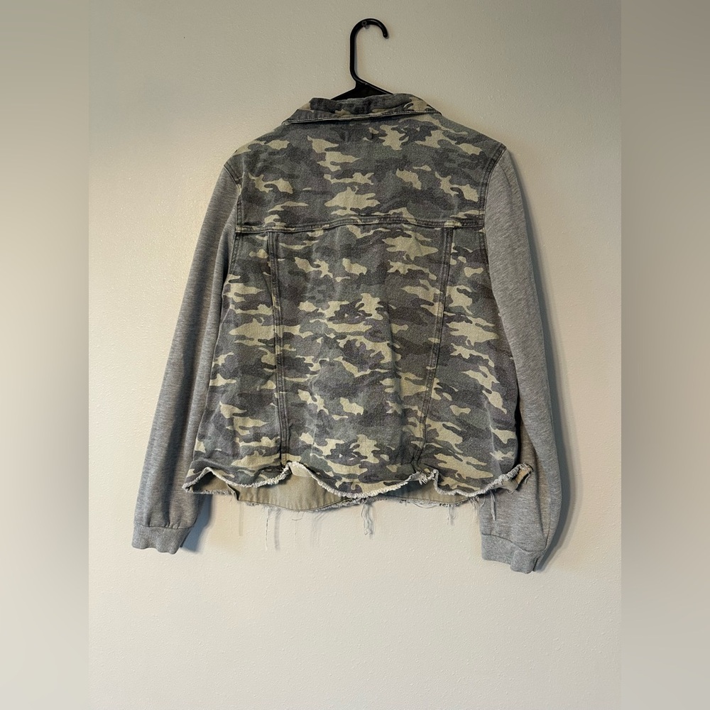 Gilded Intent Washed Camo Canvas Hooded Jacket - Picture 5 of 6